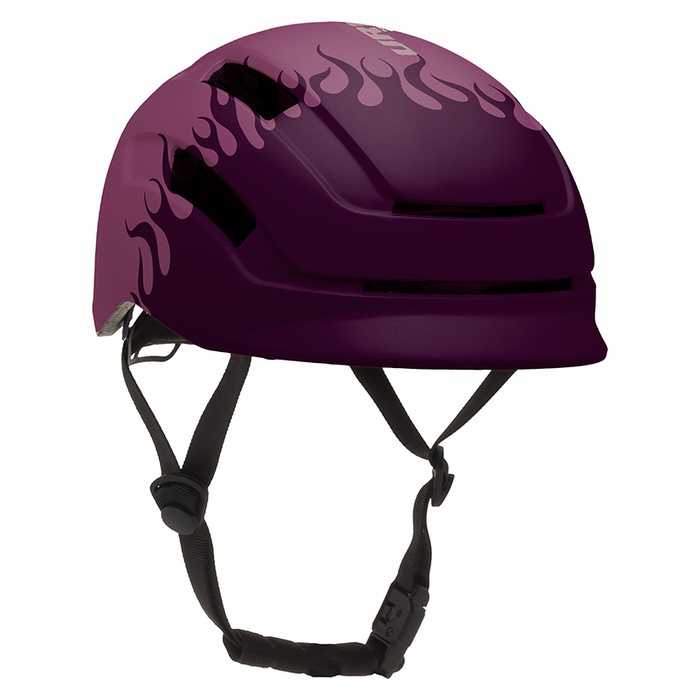Capacete Broder Purple Haze Flames