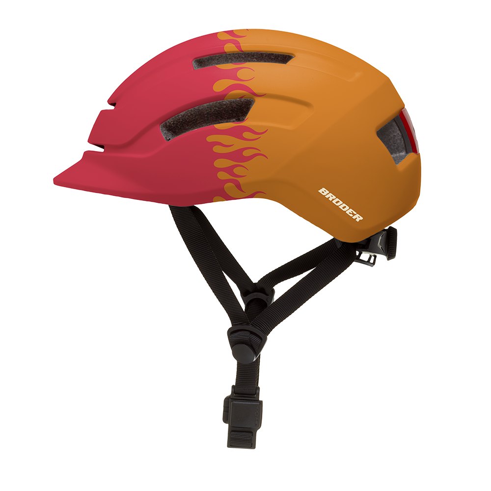 Capacete Broder Rubi Flames