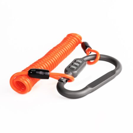 Corrente cadeado para capacete de bicleta e moto com senha ZHEL200